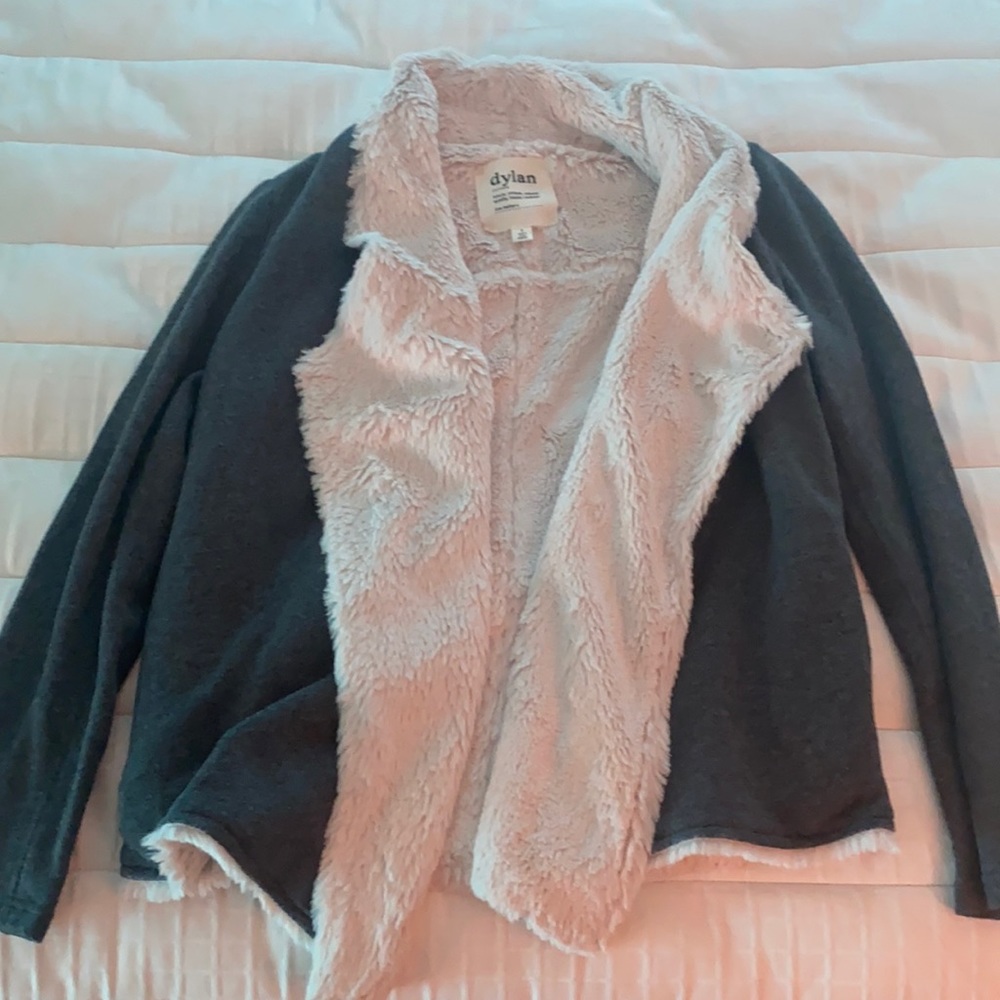Fuzzy cardigan